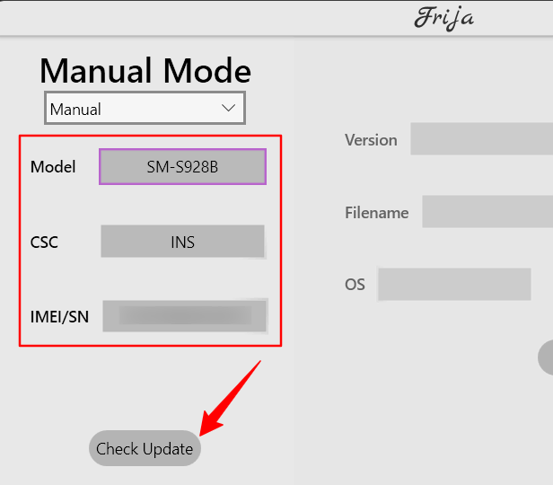 frija tool check update