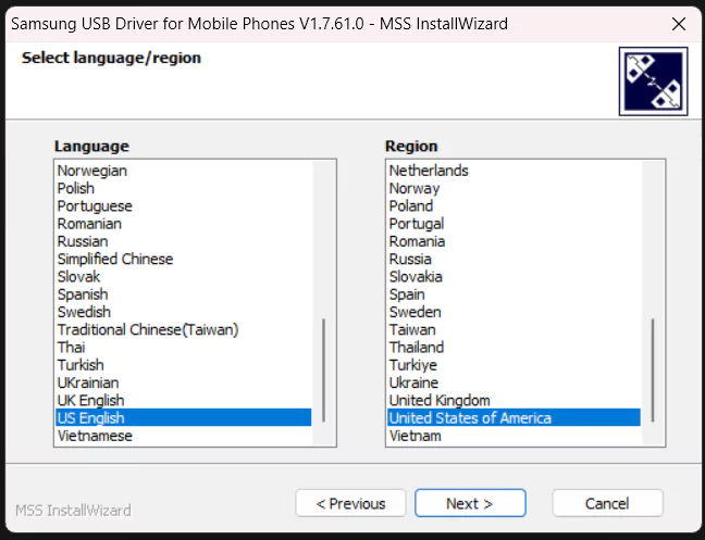 install samsung usb driver s3